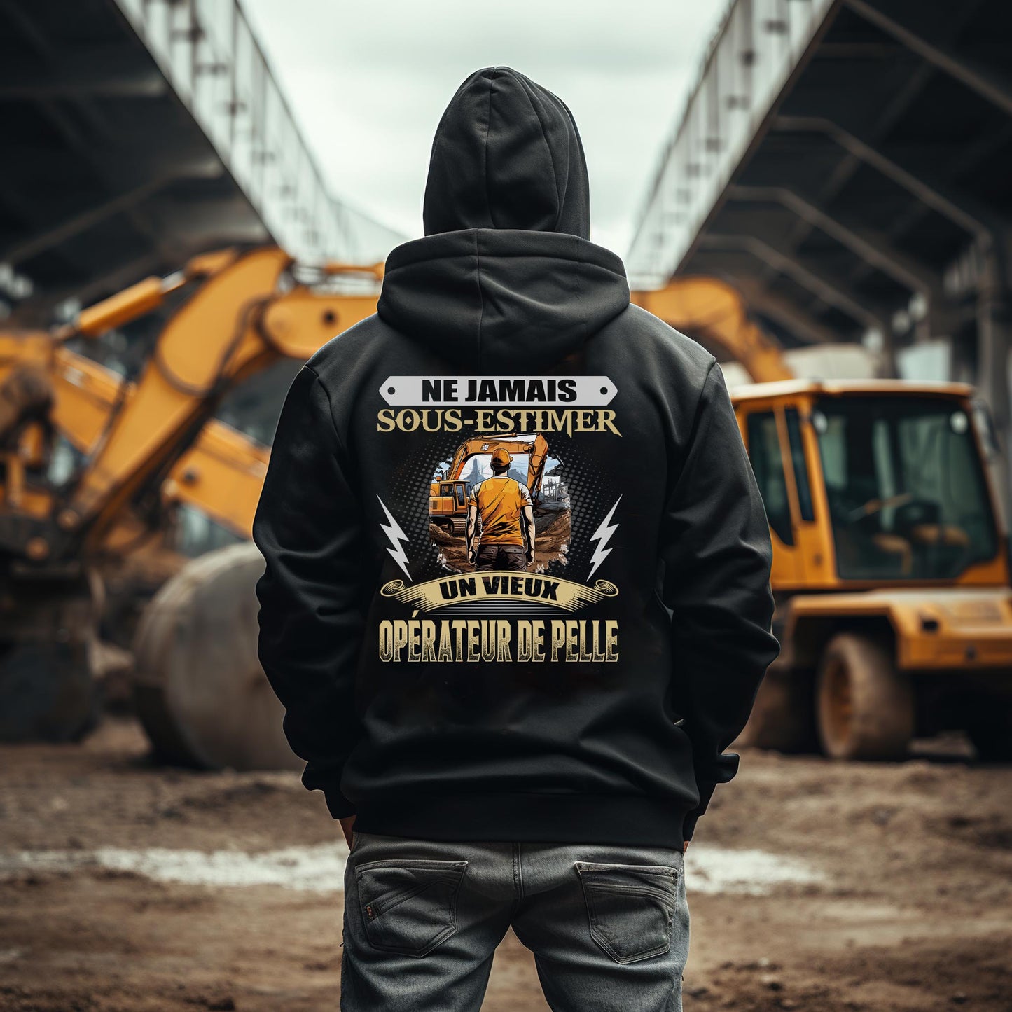 Ne jamais sous-estimer un vieux Opérateur de Pelle