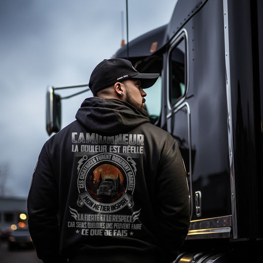 Camionneur, la douleur est réelle. Ces cicatrices ont été durement gagnées