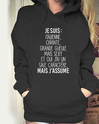 Je suis Italienne mais j'assume
