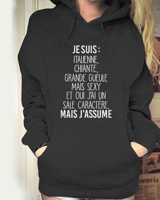 Je suis Italienne mais j'assume