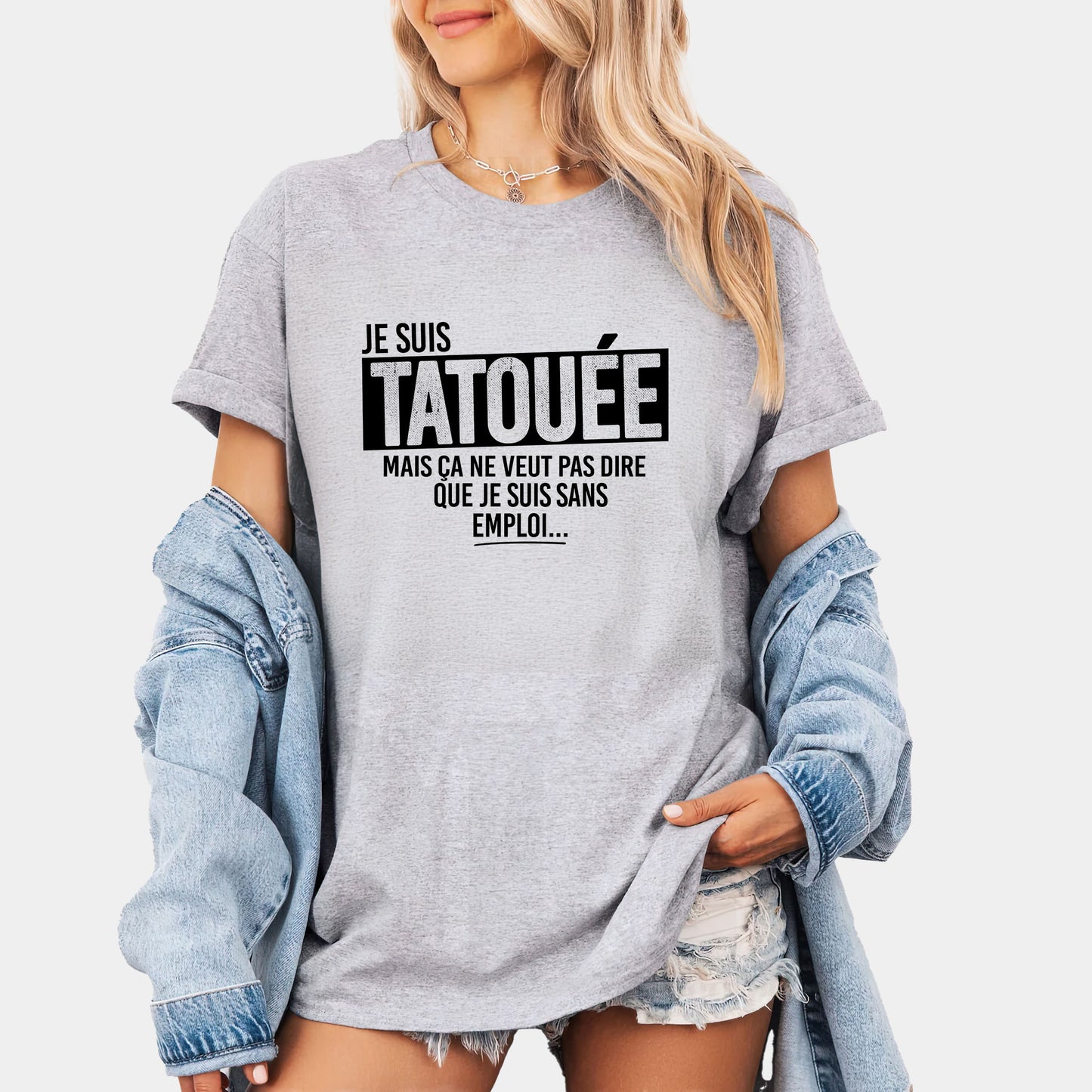 Je suis tatouée mais ça ne veut pas dire que je suis sans emploi