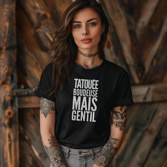 Tatouée boudeuse mais gentil