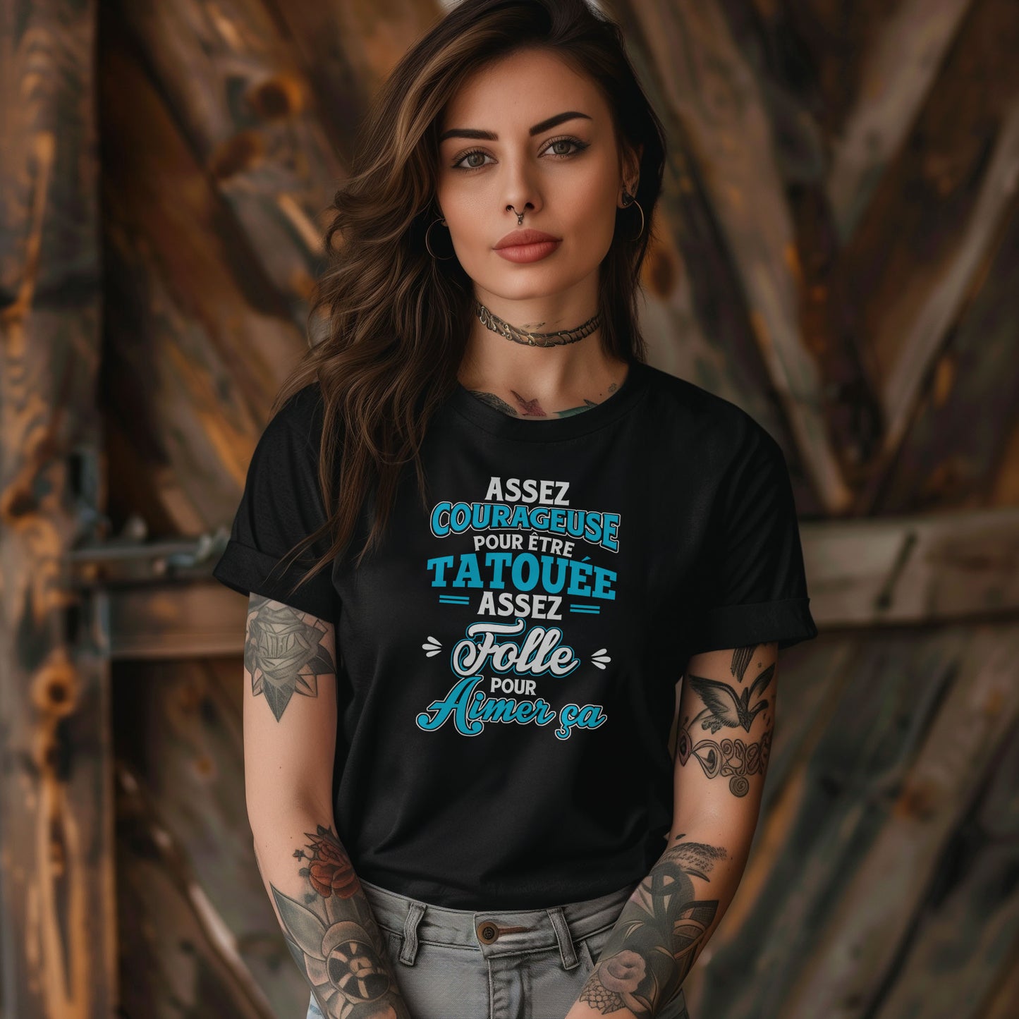 Assez courageuse pour être tatouée, assez folle pour aimer ça