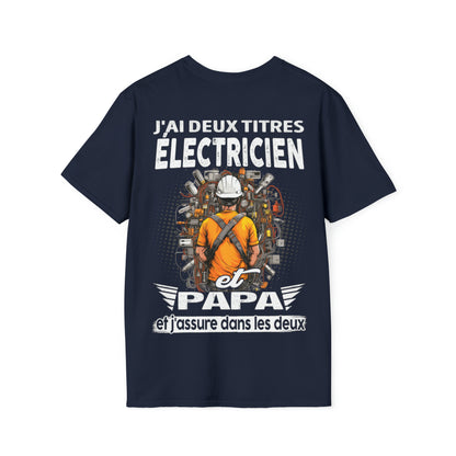 Électricien et papa, et j'assure dans les deux