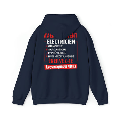 Électricien, grincheux, sarcastique, imprévisible, non médicamenté
