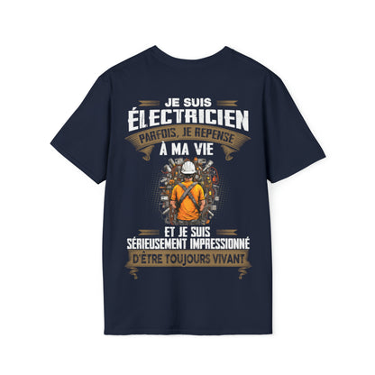Électricien, je suis sérieusement impressionné d'être toujours vivant