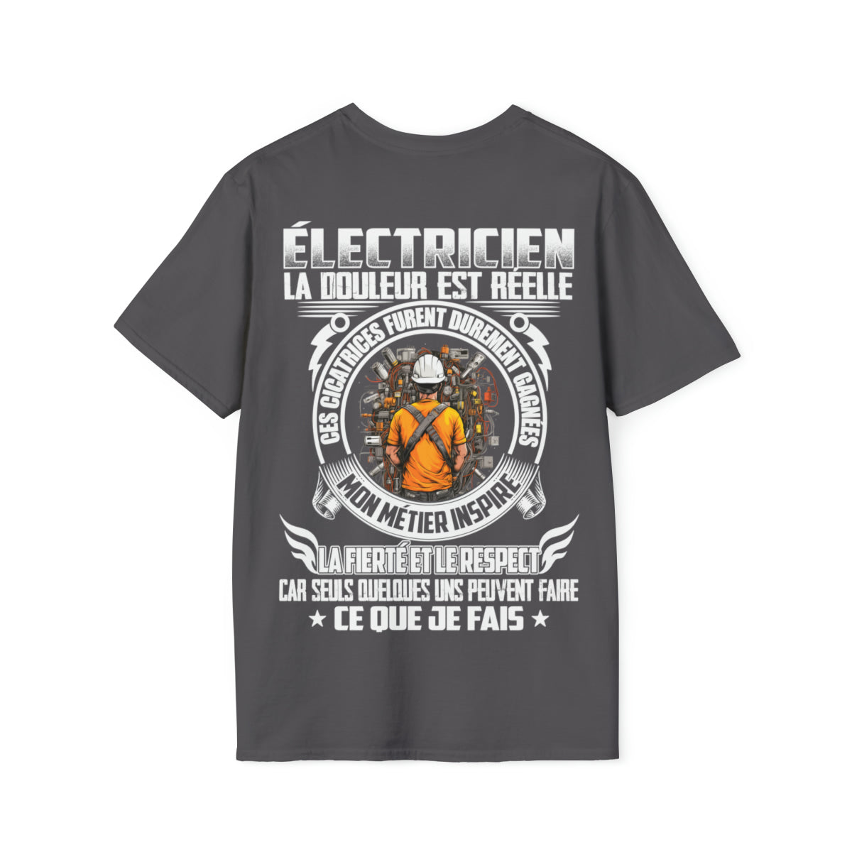 Électricien, la douleur est réelle. Ces cicatrices ont été durement gagnées