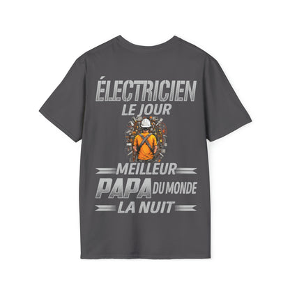 Électricien le jour, papa la nuit