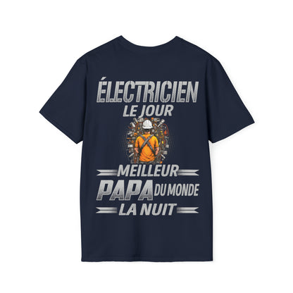 Électricien le jour, papa la nuit