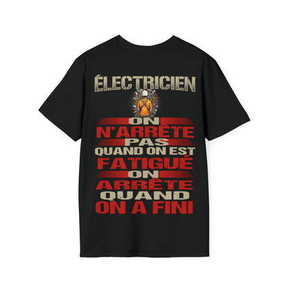 Électricien, on n'arrête pas quand on est fatigué