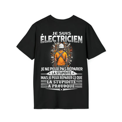 Électricien peut réparer ce que la stupidité a provoqué