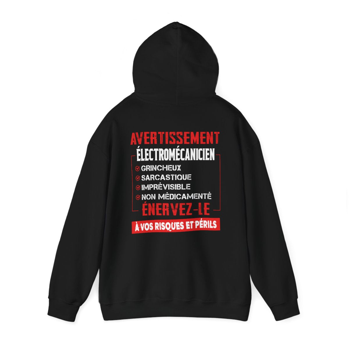 Électromécanicien, grincheux, sarcastique, imprévisible, non médicamenté