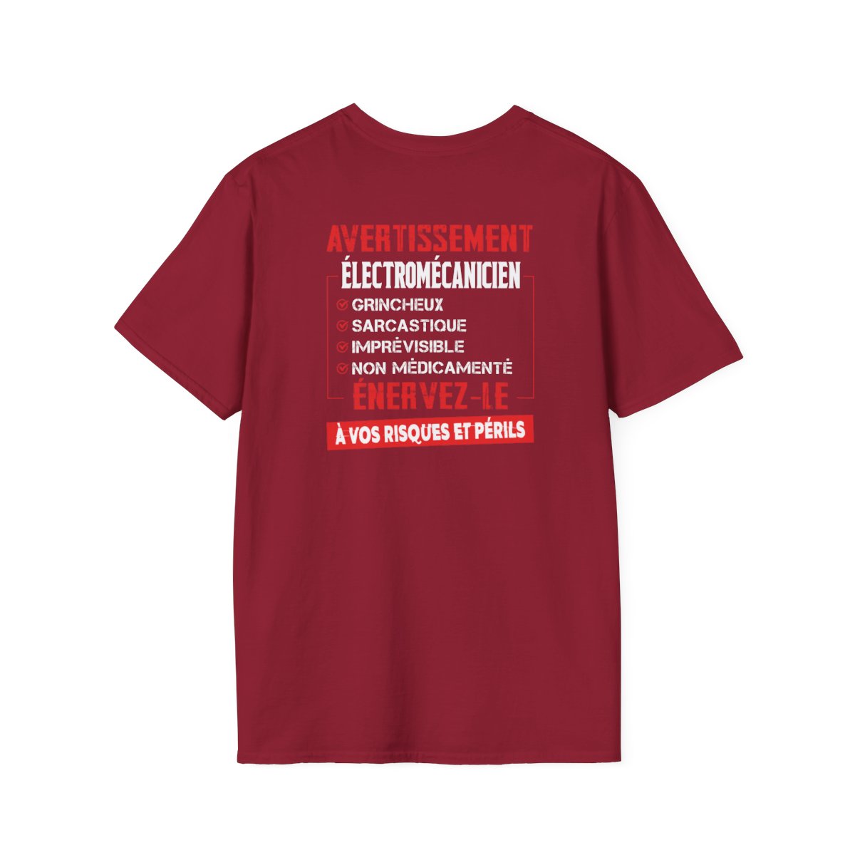 Électromécanicien, grincheux, sarcastique, imprévisible, non médicamenté