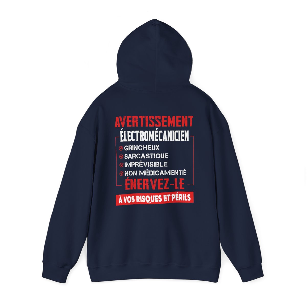 Électromécanicien, grincheux, sarcastique, imprévisible, non médicamenté
