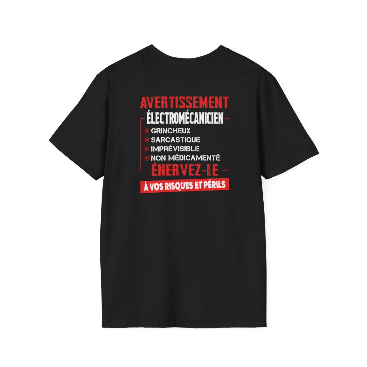 Électromécanicien, grincheux, sarcastique, imprévisible, non médicamenté