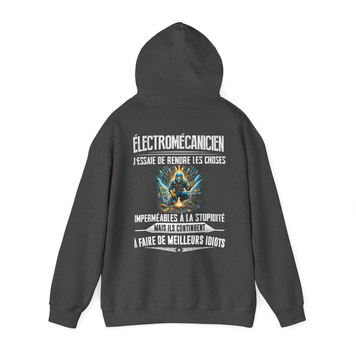 Électromécanicien, j'essaie de rendre les choses imperméables à la stupidité