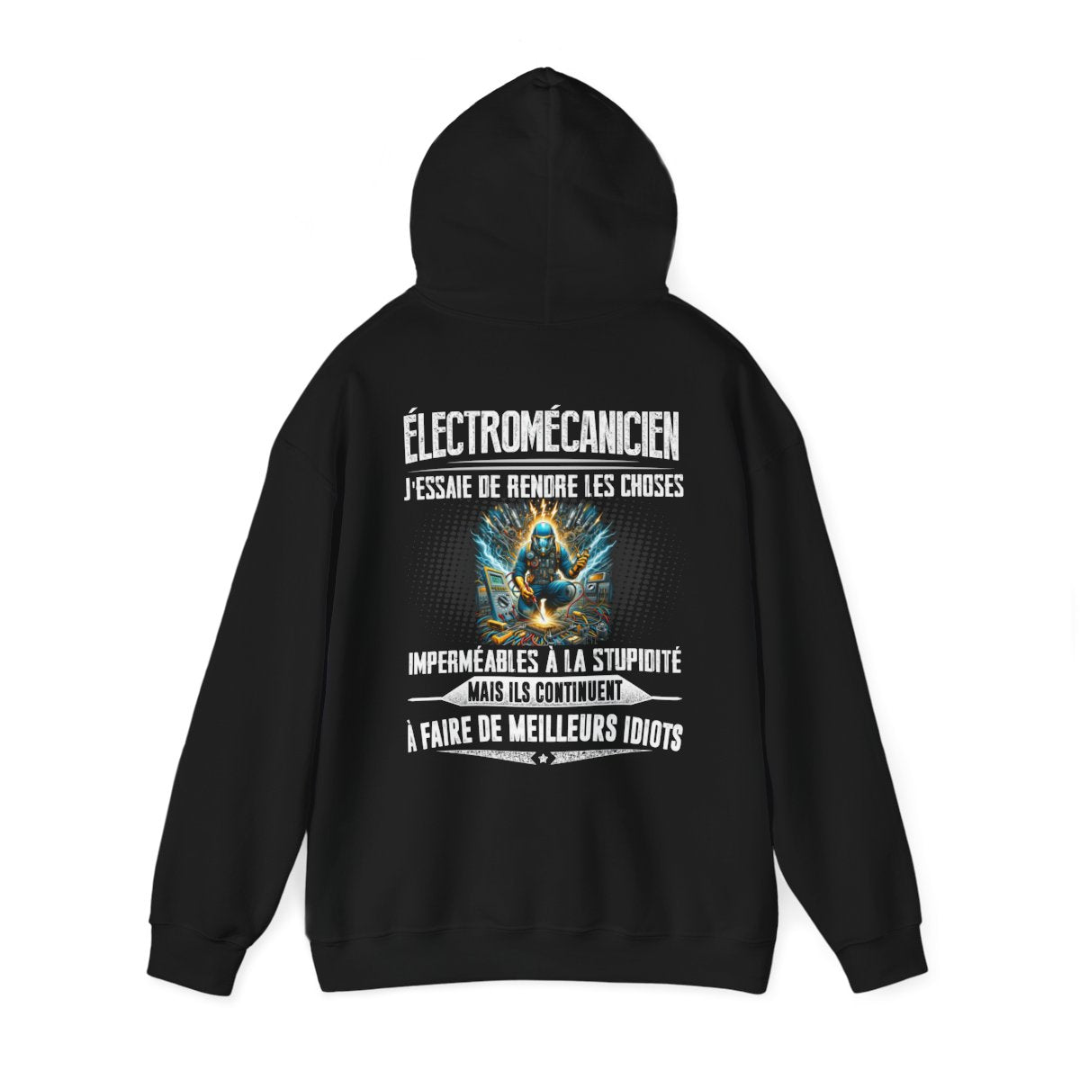 Électromécanicien, j'essaie de rendre les choses imperméables à la stupidité