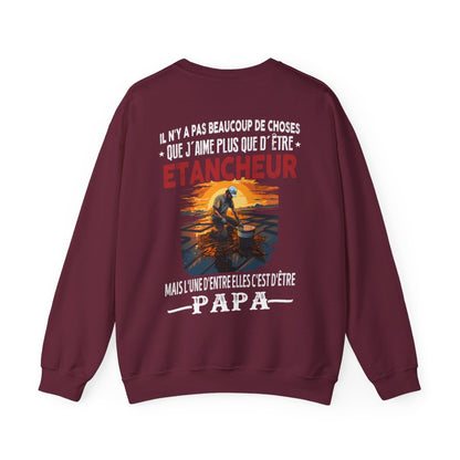 Etancheur passionné, papa comblé