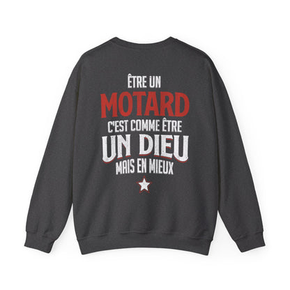 Être un motard c'est comme être un dieu mais en mieux