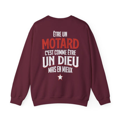 Être un motard c'est comme être un dieu mais en mieux