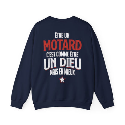 Être un motard c'est comme être un dieu mais en mieux