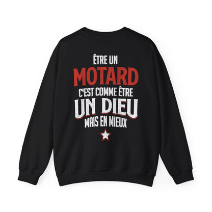 Être un motard c'est comme être un dieu mais en mieux