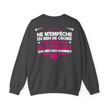 Être une tatouée ne m'empêche en rien de croire que j'ai plus de couilles que bien des hommes