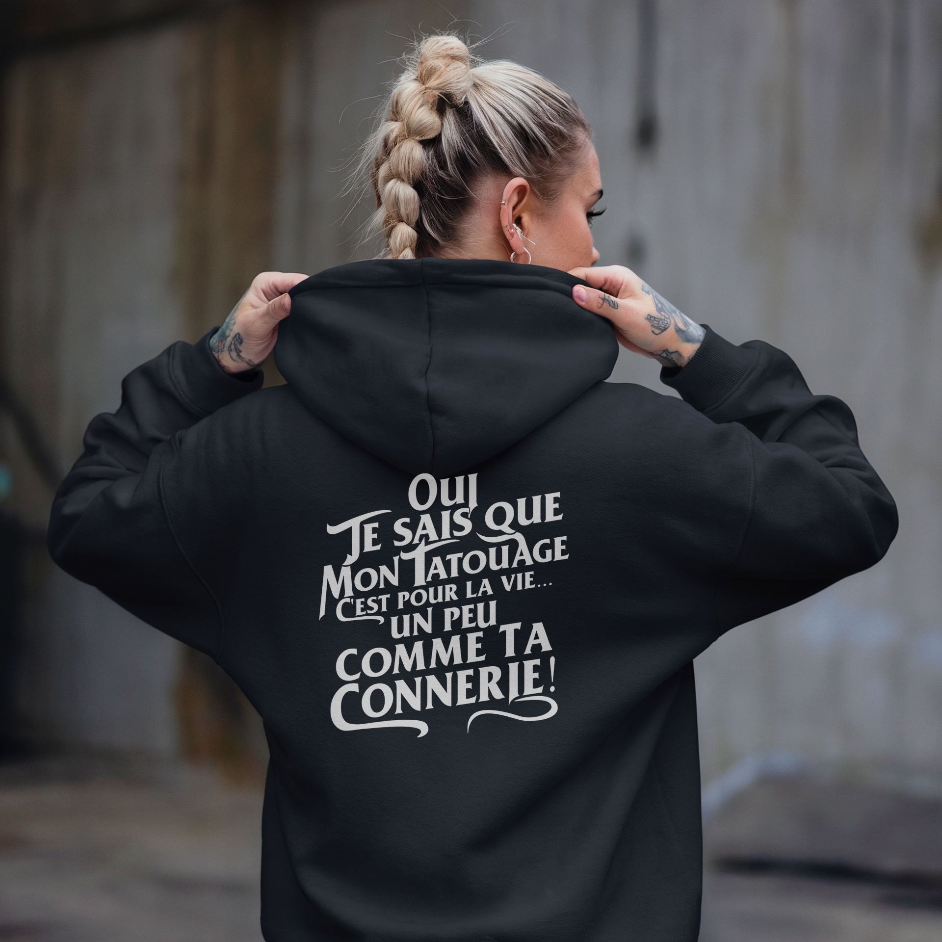 Oui je sais que mon tatouage c'est pour la vie... un peu comme ta connerie