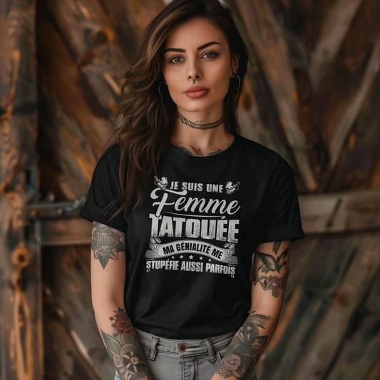 Je suis une femme tatouée, ma génialité me stupéfie aussi parfois