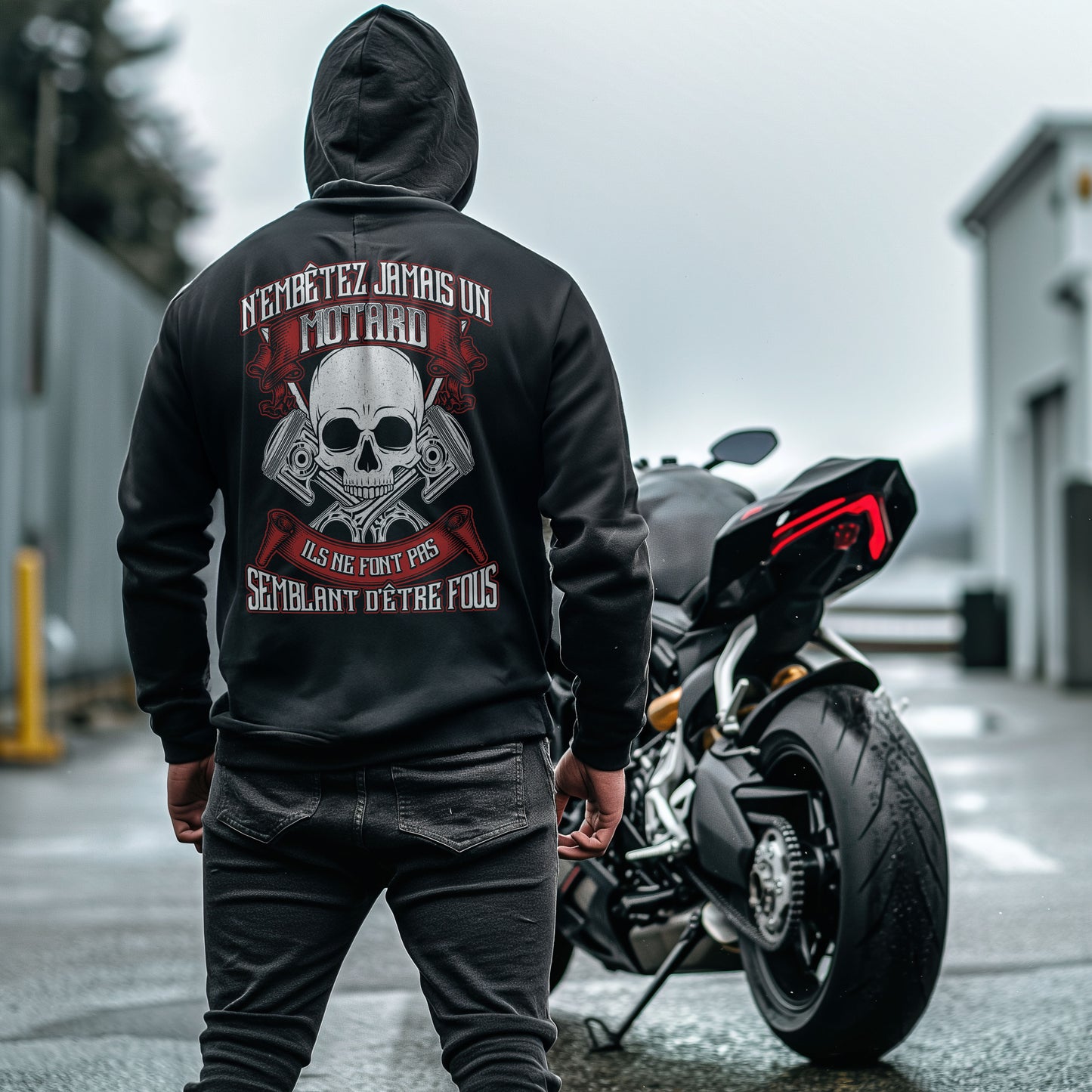 N'embêtez jamais un motard ils ne font pas semblant d'être fous