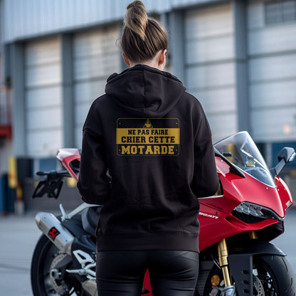 Ne pas faire chier cette motarde