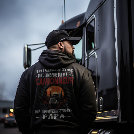 Camionneur passionné, papa comblé