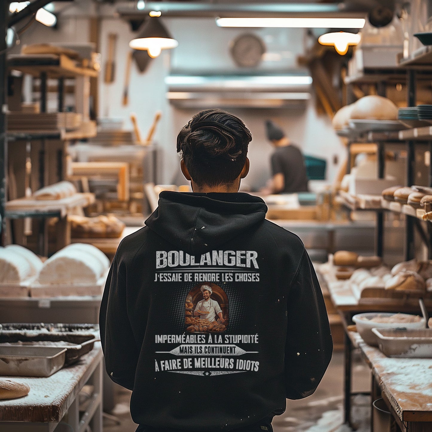 Boulanger, j'essaie de rendre les choses imperméables à la stupidité
