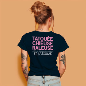Tatouée, chieuse, râleuse, anti faux-culs & anti hypocrites et j'assume