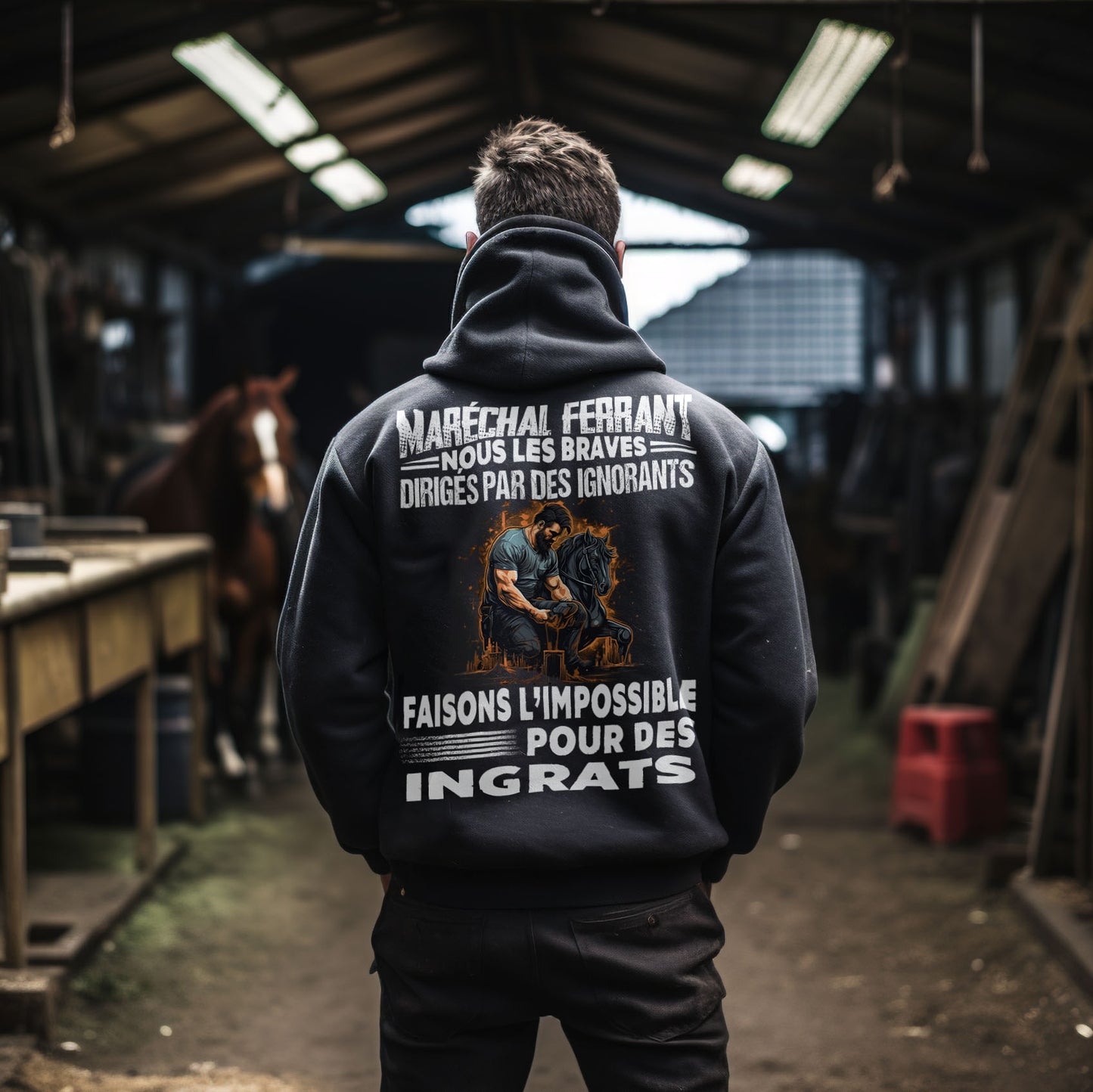 Maréchal ferrant, les braves dirigés par les ignorants