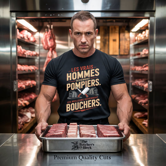 Les vrais hommes deviennent pompiers. Les meilleurs deviennent bouchers.