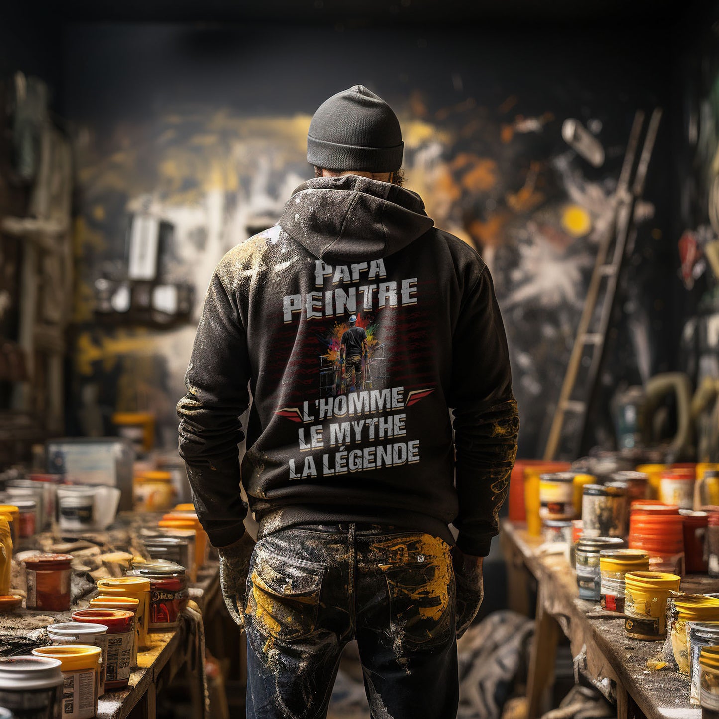 Papa, Peintre, Légende