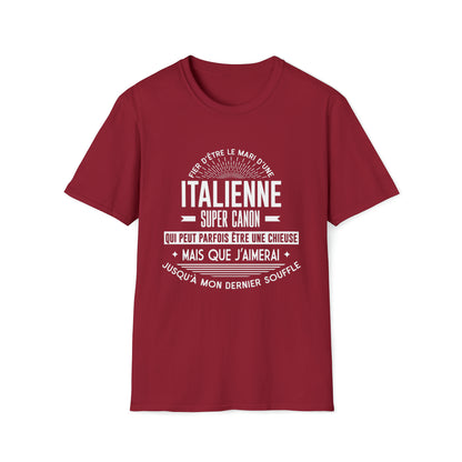 Fier d'être le mari d'une Italienne