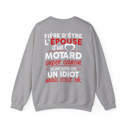 Fière d'être l'épouse d'un motard super canon qui peut parfois être un idiot mais c'est OK