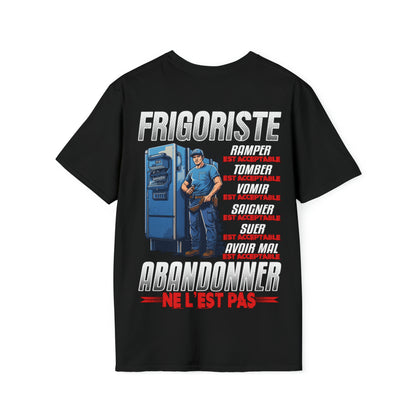 Frigoriste, ramper, tomber, vomir, saigner est acceptable