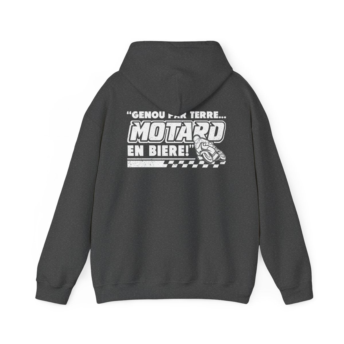 Genou par terre... motard en bière !