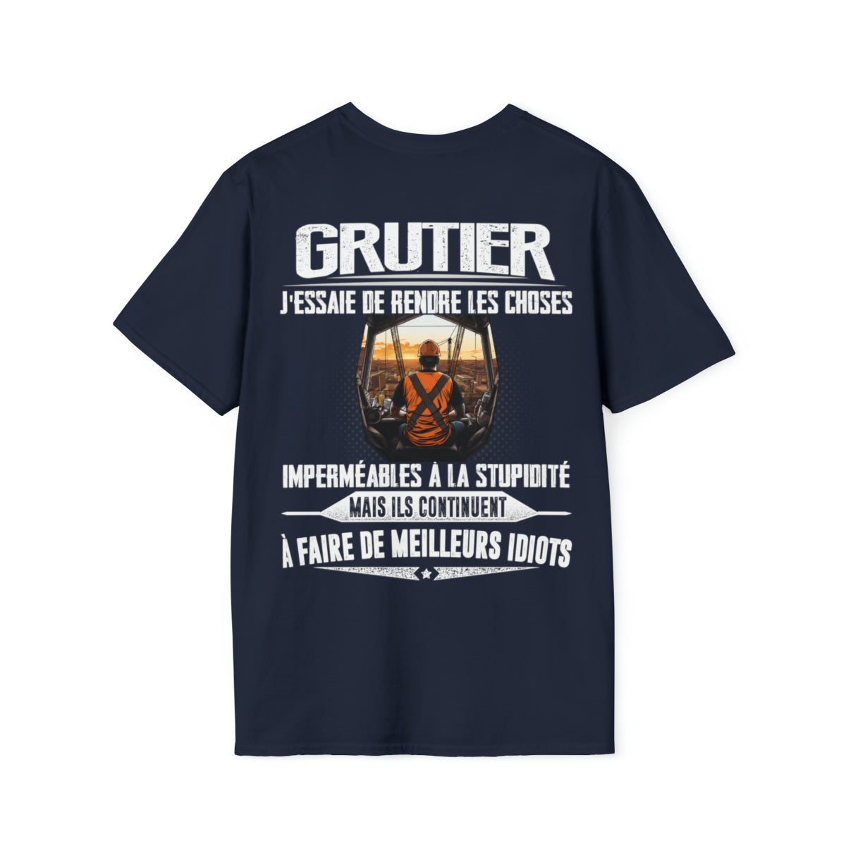 Grutier, j'essaie de rendre les choses imperméables à la stupidité