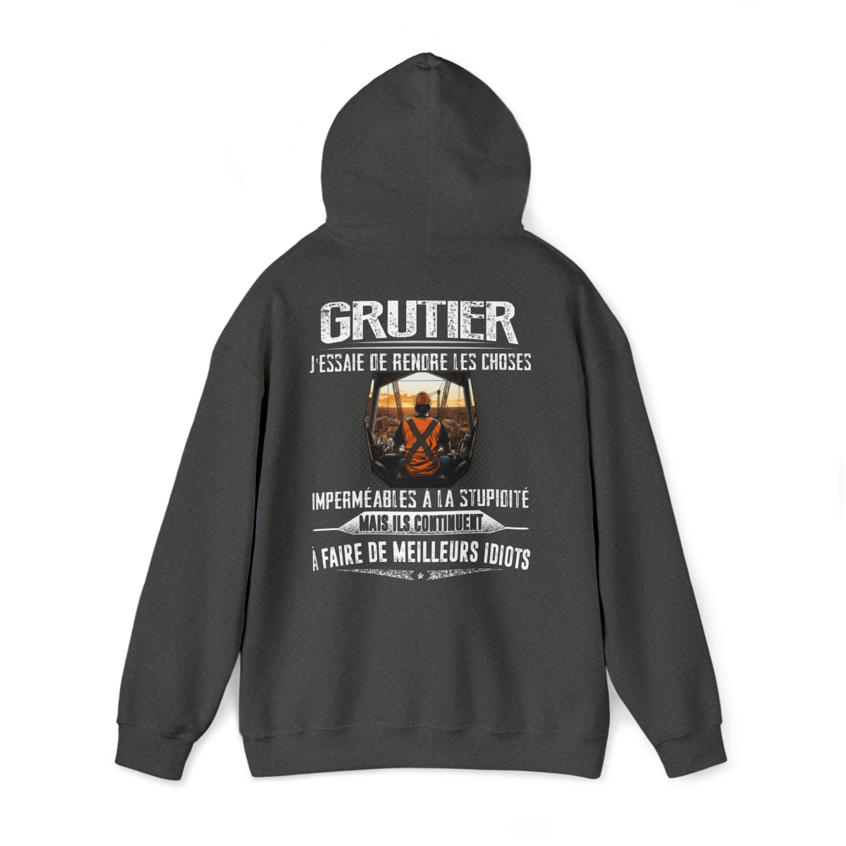 Grutier, j'essaie de rendre les choses imperméables à la stupidité