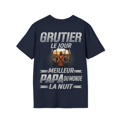 Grutier le jour, papa la nuit