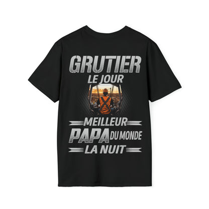 Grutier le jour, papa la nuit