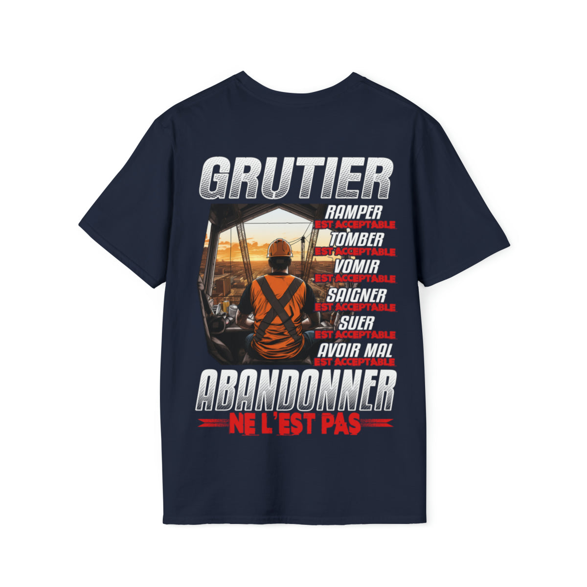 Grutier, ramper, tomber, vomir, saigner est acceptable