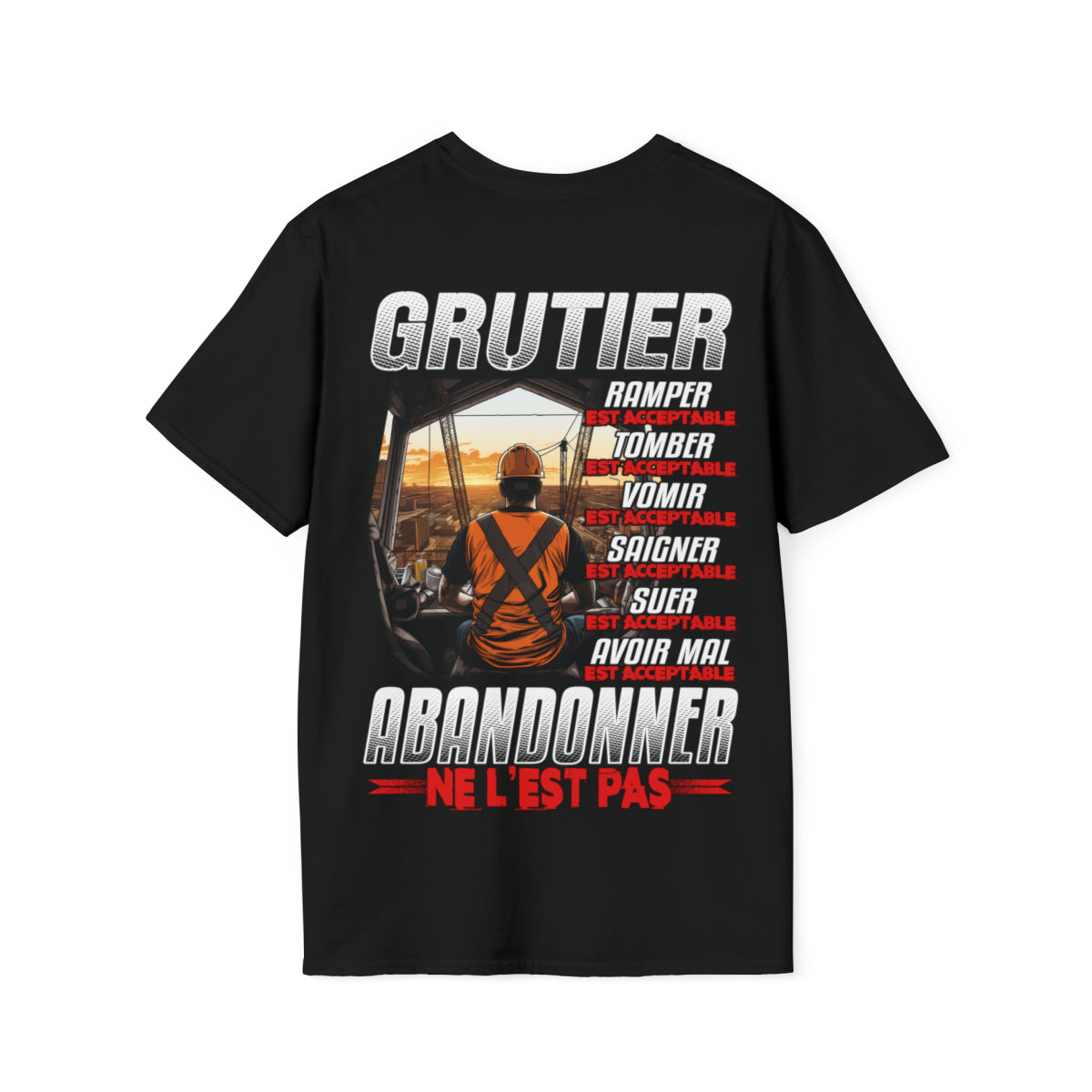 Grutier, ramper, tomber, vomir, saigner est acceptable