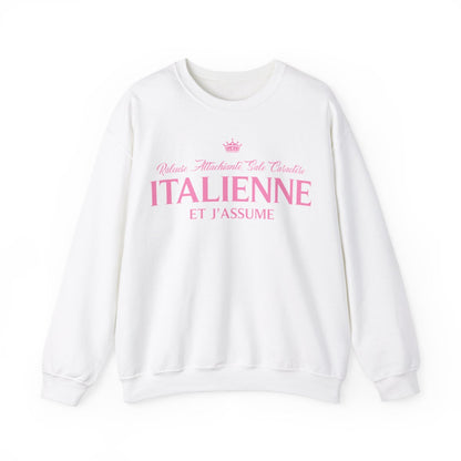 Italienne et j'assume