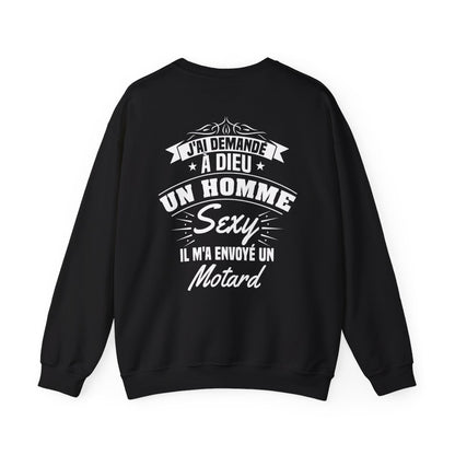 J'ai demandé à dieu un homme sexy il m'a envoyé un motard