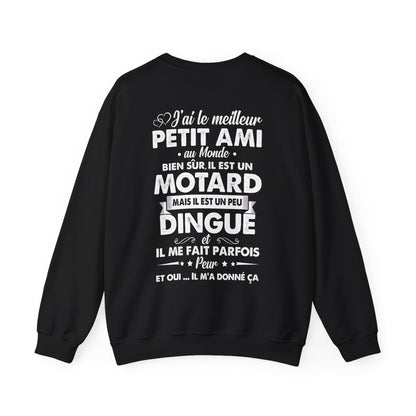J'ai le meilleur petit ami au monde, il est un motard mais il est un peu dingué et il me fait parfois peur